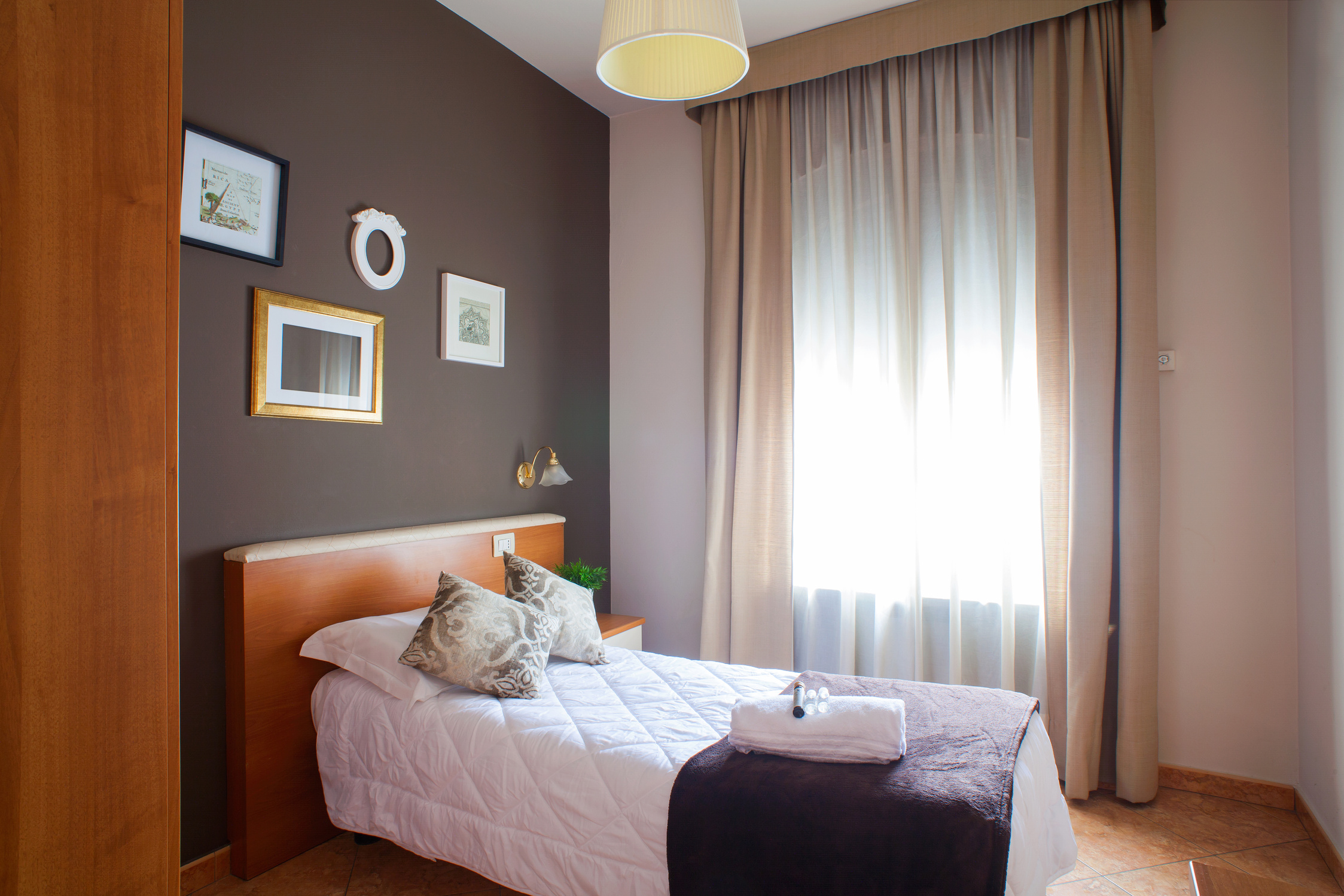 Single Bedroom of the Ares Hotel